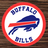 Buffalo Bills 3D Wooden Sports Sign