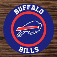 Buffalo Bills 3D Wooden Sports Sign