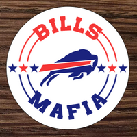 Buffalo Bills 3D Wooden Sports Sign