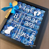 Personalized Shadow Box Frame Size 5" x7"