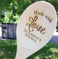 Personalized Wood Spoon