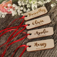 Wood Name Tags