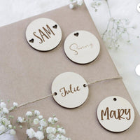 Personalized Wood Tag